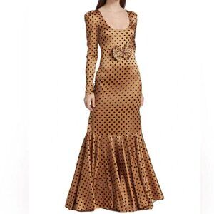 CAROLINE CONSTAS ($1295 Retail) Silk Gown (M & NWT)
